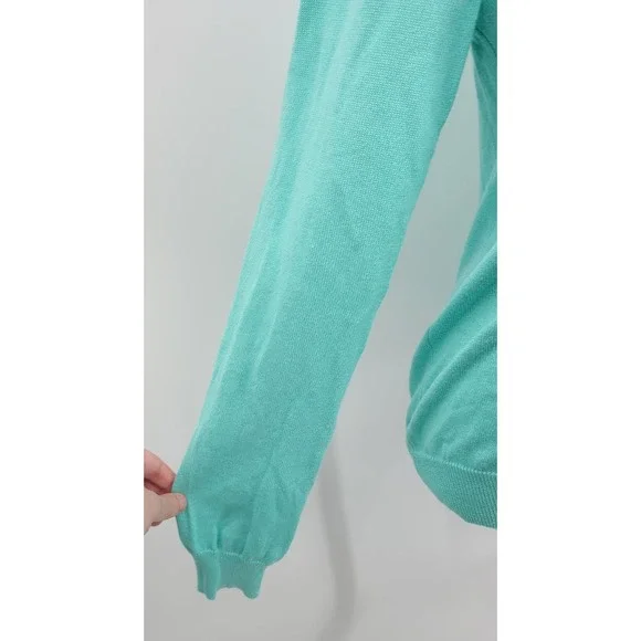 Ralph Lauren Sport Women Preppy Cardigan Large Old Money Tortoiseshell Button - Picture 4 of 13